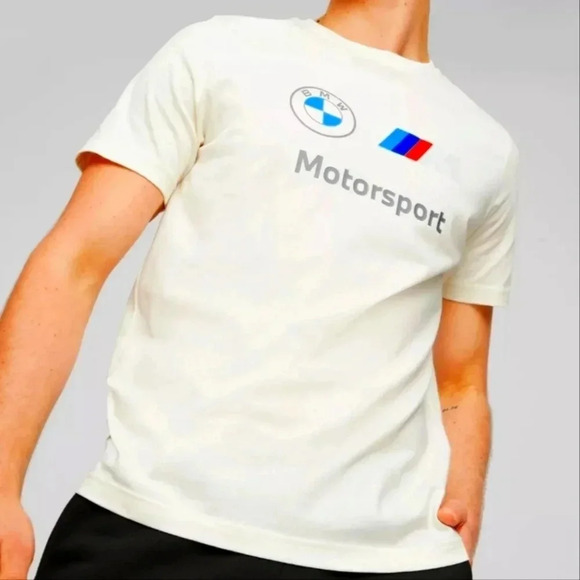 PUMA BMW MOTORSPORT ESSENTIAL LOGO TEE - Picture 1 of 9